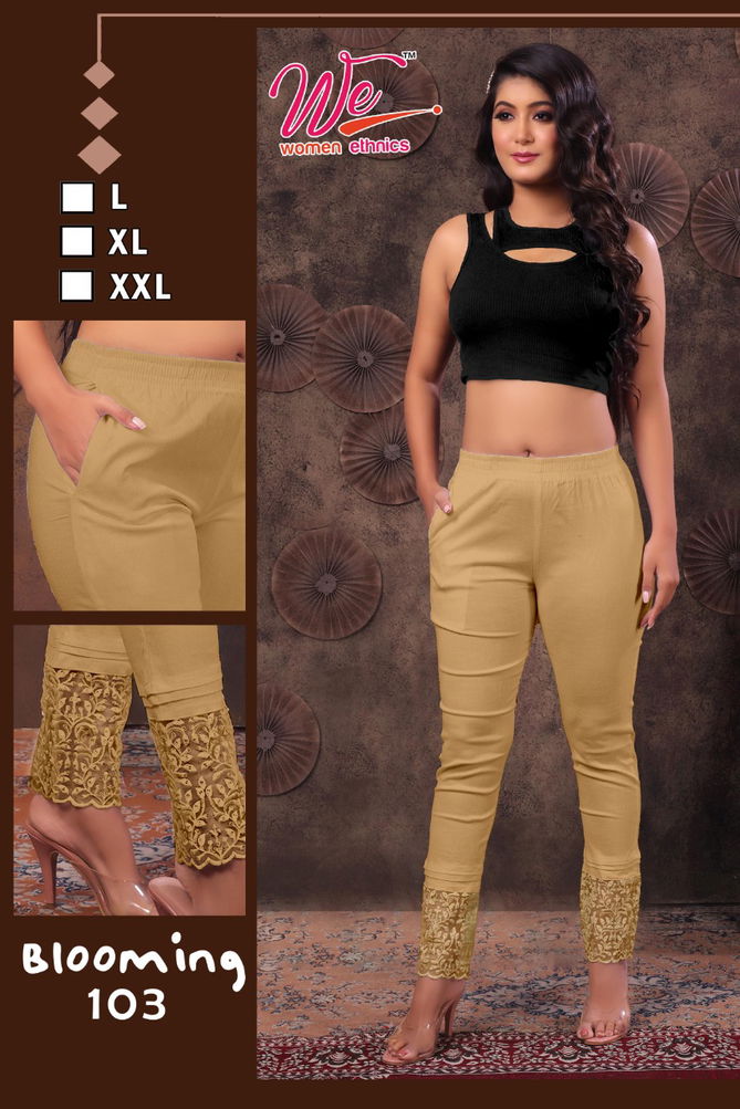 We Blooming Designer Soft Lycra Stretchable Wholesale Pant Catalog
